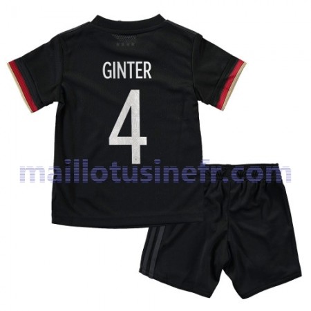 Maillot de Foot Allemagne Matthias Ginter 4 Extérieur UEFA EURO 2020 - Enfant